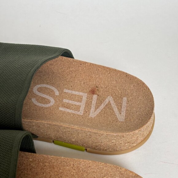 MESSAGE Shaw Classic Slide Sandals Olive Green Slides Comfort 36 5.5 5 1/2 6 - Picture 8 of 8